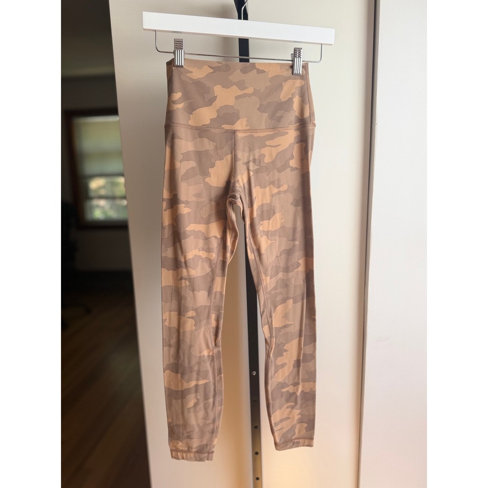 Lululemon Align Leggings – Size 4 – Heritage 365 Camo Beige Multi - Picture 3 of 6